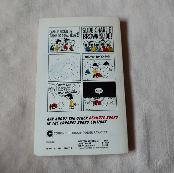 Vintage CHARLES M SCHULZ Slide Charlie Brown Slide 1977 70s Vintage Peanuts Book - Picture 5 of 15